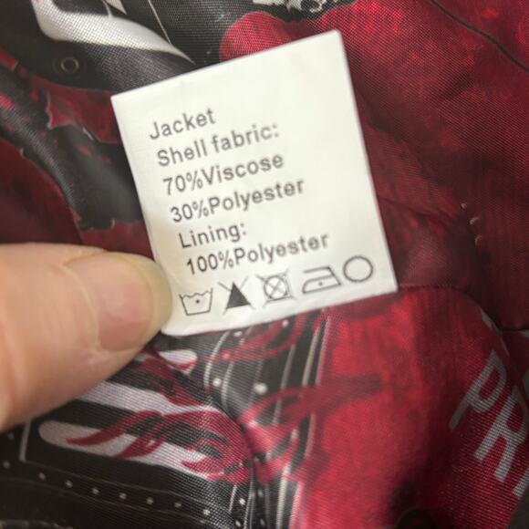 Nightmare on Elm Street NWT Womens Funwear Costume Black Blazer Slim Fit - Picture 9 of 10